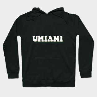 miami lettering Hoodie